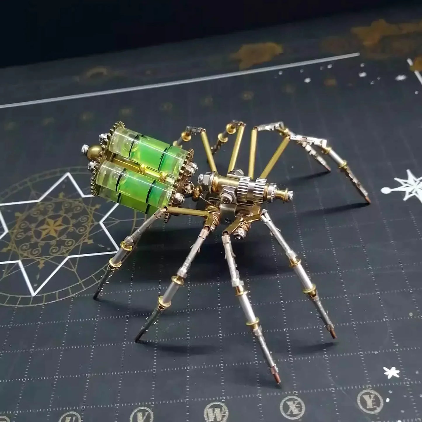DIY Mechanical Spider Metal Model Kit 3D Puzzles Cyberpunk Insects Assembly Creative Handmade Metal Puzzles