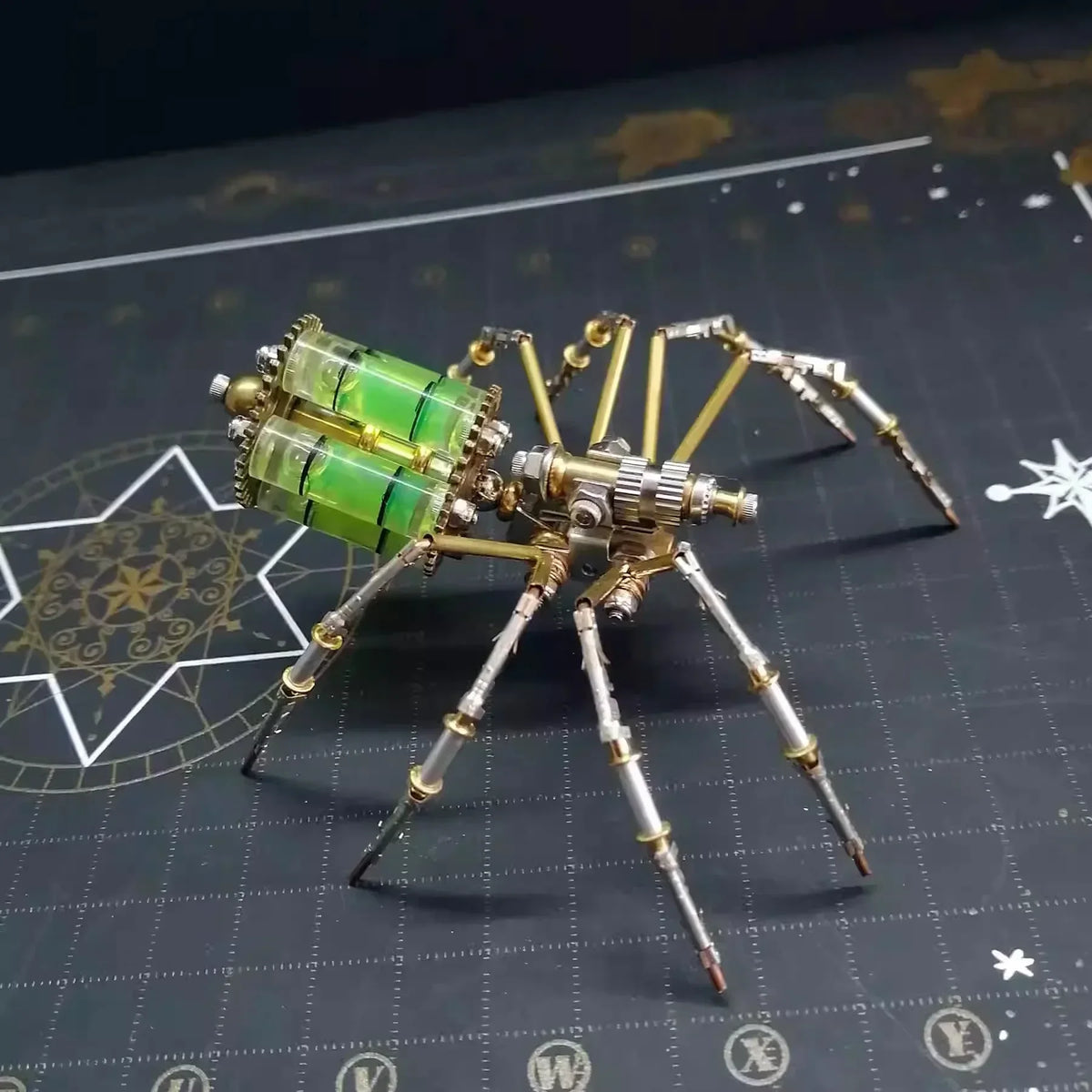 DIY Mechanical Spider Metal Model Kit 3D Puzzles Cyberpunk Insects Assembly Creative Handmade Metal Puzzles