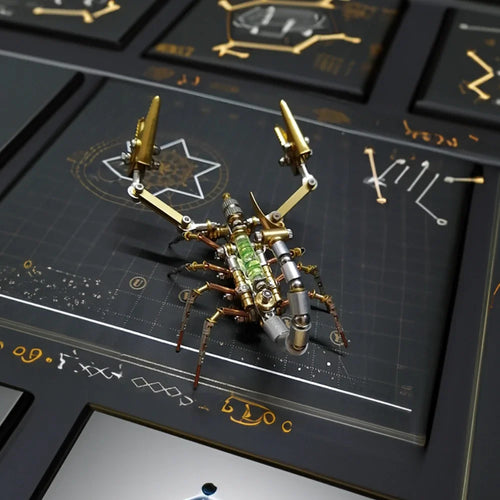 DIY Mechanical Spider Metal Model Kit 3D Puzzles Cyberpunk Insects Assembly Creative Handmade Metal Puzzles