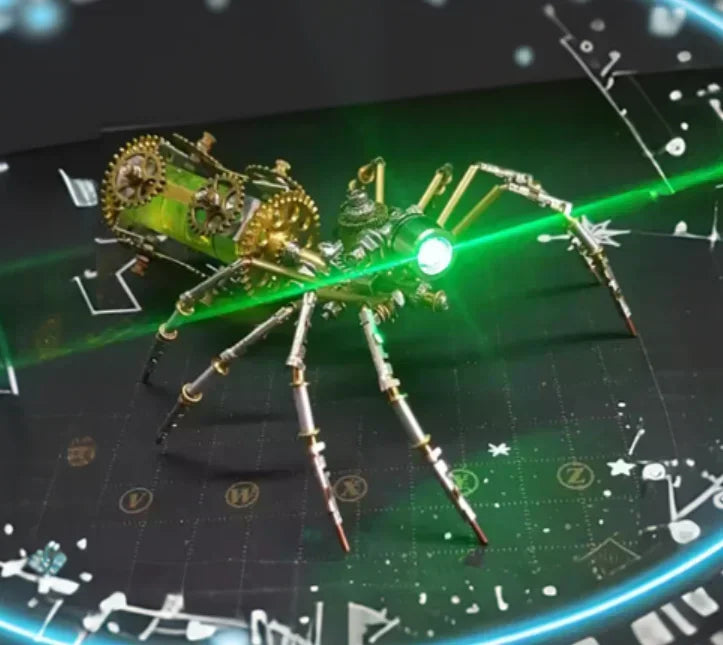 DIY Mechanical Spider Metal Model Kit 3D Puzzles Cyberpunk Insects Assembly Creative Handmade Metal Puzzles