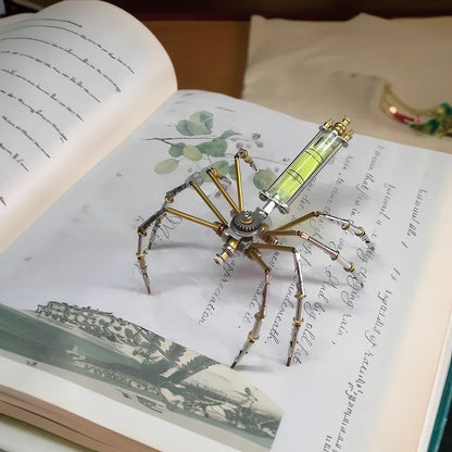DIY Mechanical Spider Metal Model Kit 3D Puzzles Cyberpunk Insects Assembly Creative Handmade Metal Puzzles