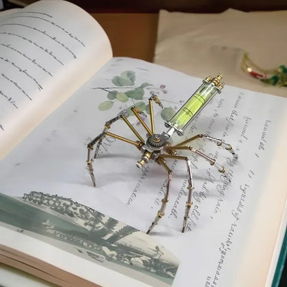 DIY Mechanical Spider Metal Model Kit 3D Puzzles Cyberpunk Insects Assembly Creative Handmade Metal Puzzles